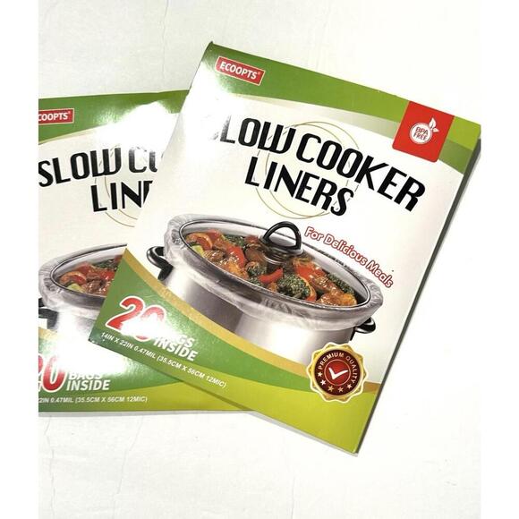Slow Cooker Liners Disposable Cooking BagsSize Pot Liners - 6-10QT - Picture 2 of 5